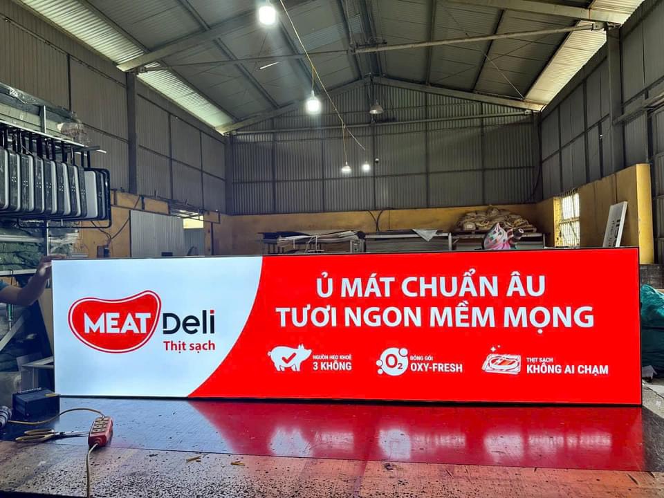 Thi công biển quảng cáo hộp đèn tại Hà Nội