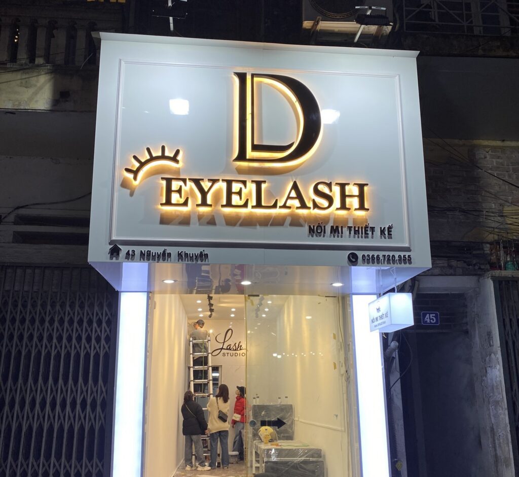 Biển quảng cáo nail mi Hà Nội