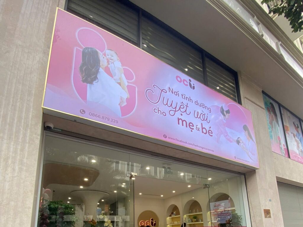 Mẫu biển quảng cáo in bạt tại Long Biên