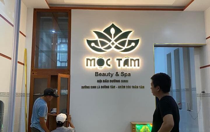 Background chữ nổi sáng chân nổi bật