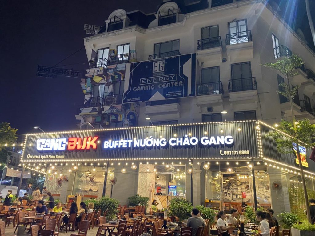 Biển nhà hàng quán lẩu nướng