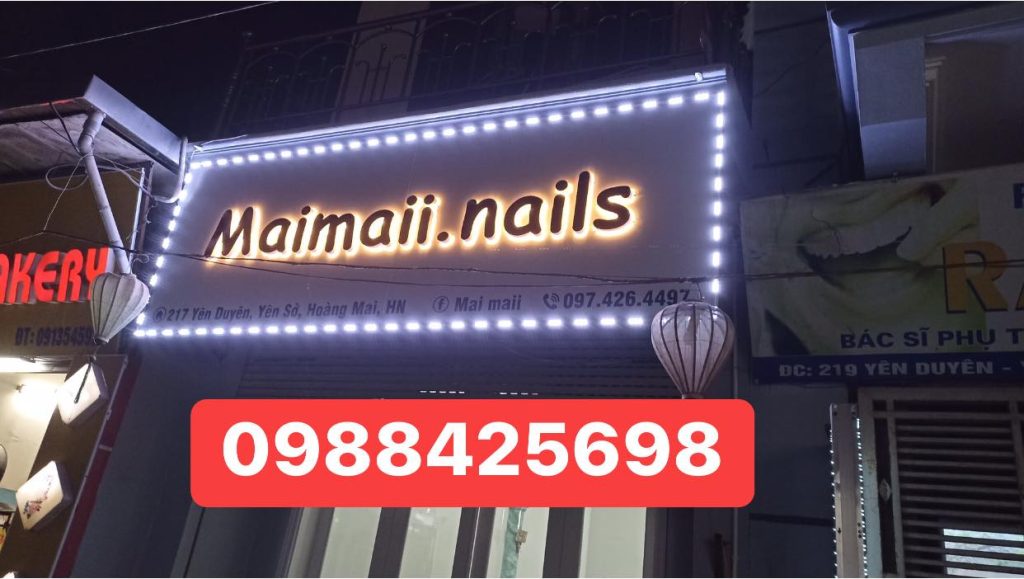 Làm biển quảng cáo alu chữ nổi giá rẻ Hà Nội
