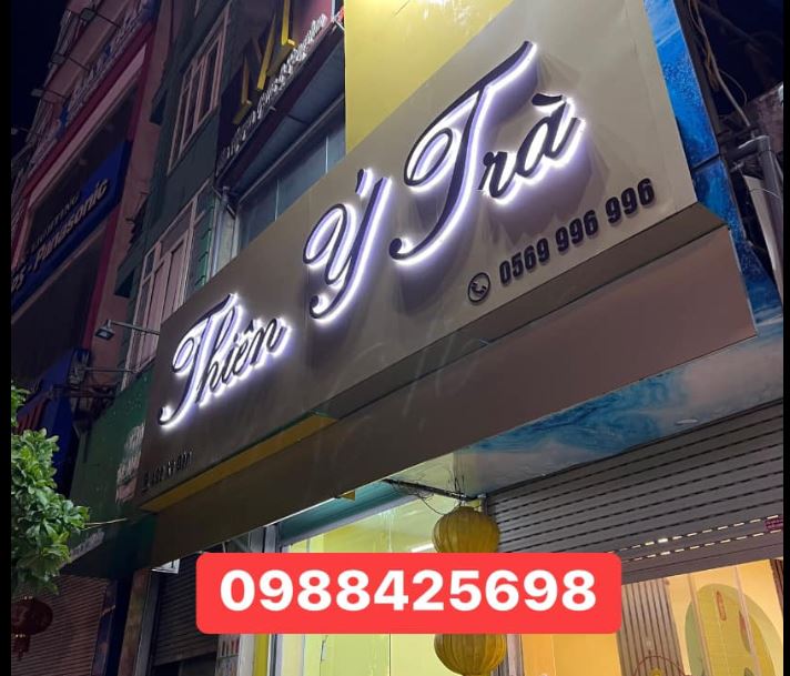 Làm biển quảng cáo quán trà tại quận Đống Đa, Hà Nội