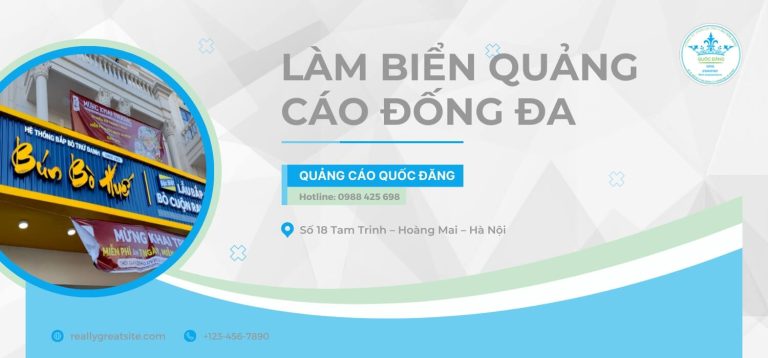 làm biển quảng cáo đống đa