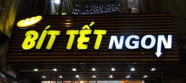 Thi công biển quảng cáo quán ăn tại Bắc Từ Liêm
