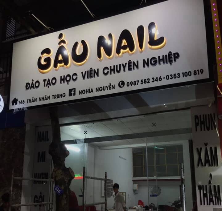 Biển hiệu nail nổi bật và hiện đại tại Bắc Từ Liêm