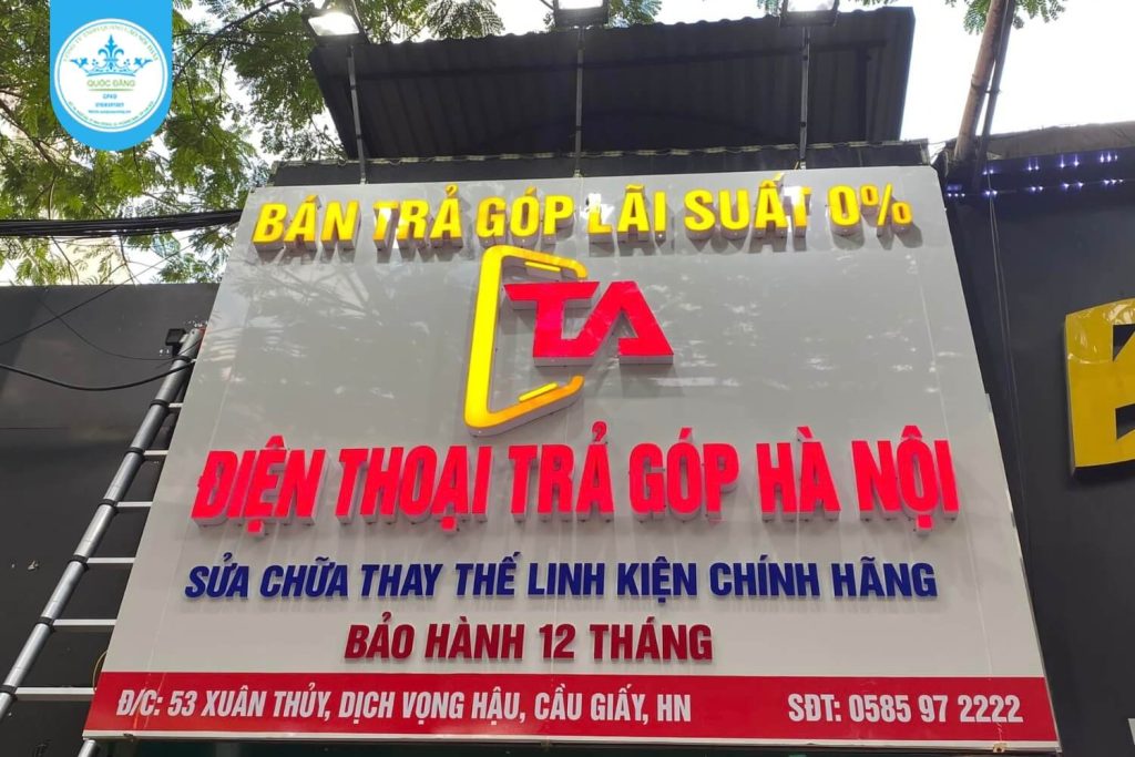 Dự án thi công biển quảng cáo tại Cầu Giấy 1