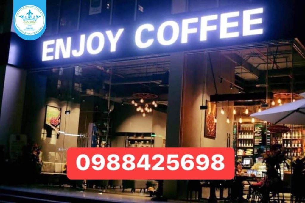 Mẫu biển hiệu thực tế tại Ba Đình