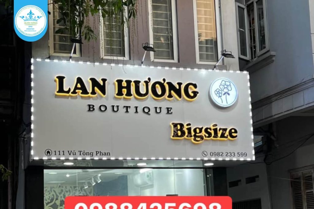 dự án thi công biển quảng cáo quận ba đình 7