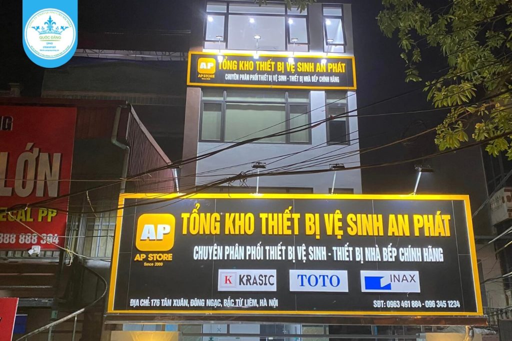 dự án thi công biển quảng cáo tại Bắc Từ Liêm 1