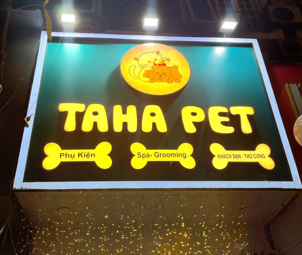 Biển tiệm thú cưng tại Hà Nội