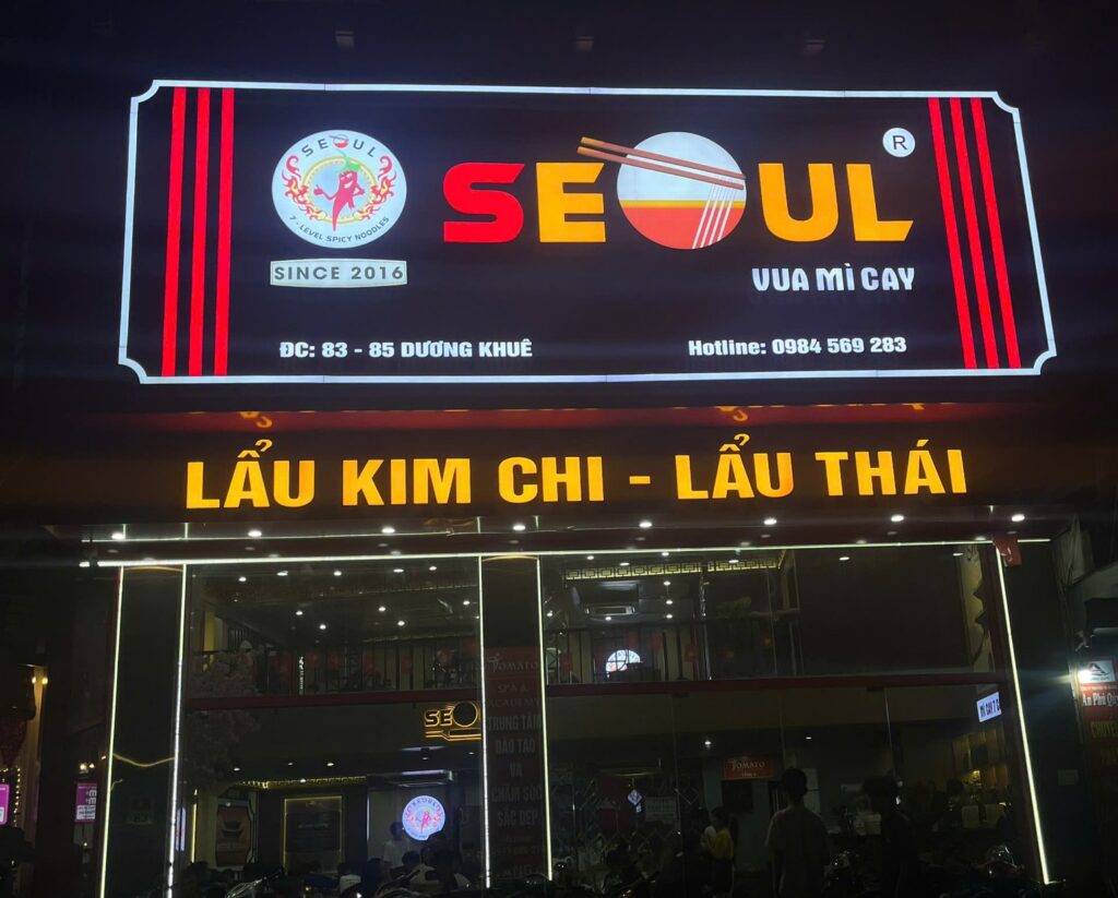 Biển quảng cáo quán lẩu