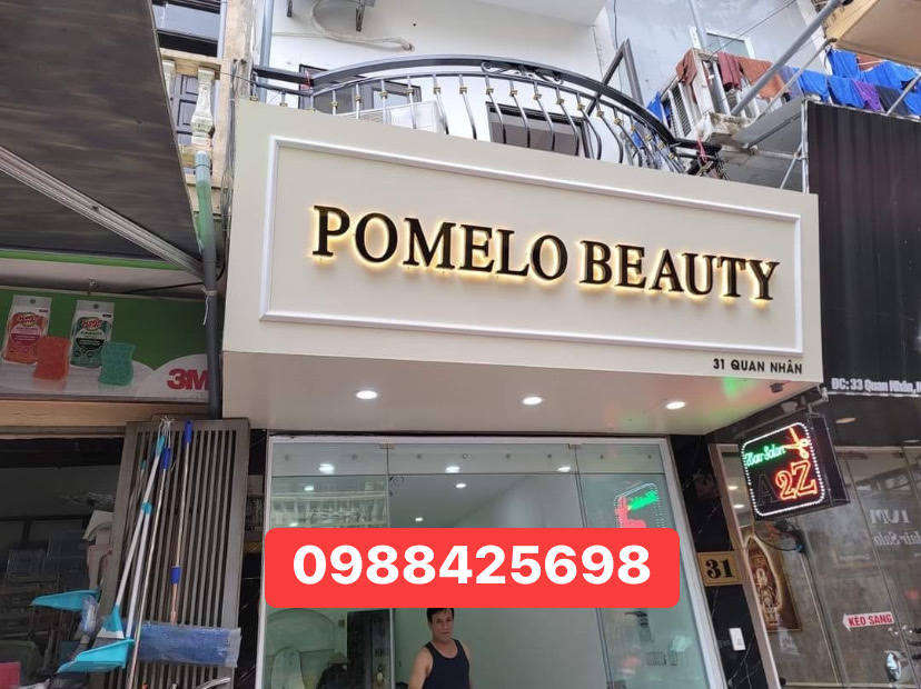 Biển Spa Nail Mi cho mặt tiền nhỏ