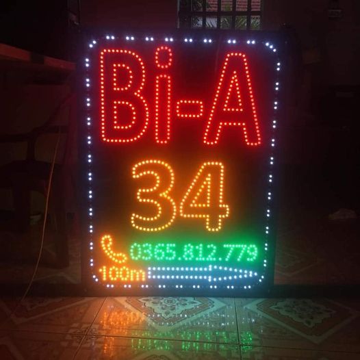 Biển vẫy quán Bi-a (billiards)