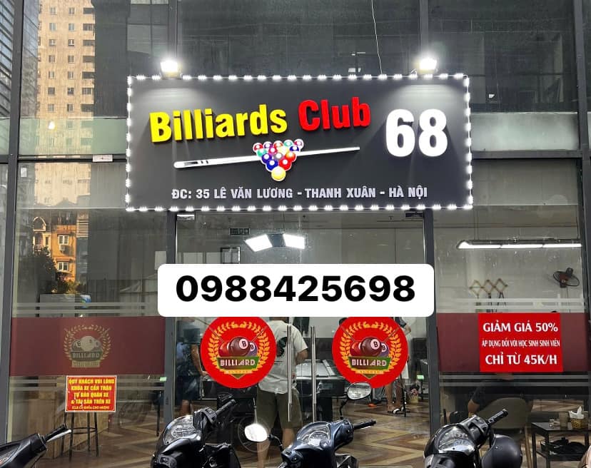 Biển CLB billiards tại Hà Nội