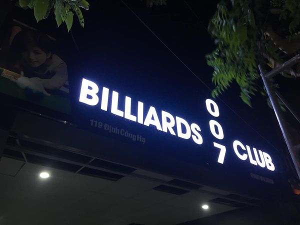 Biển billiards đẹp tại Hà Nội
