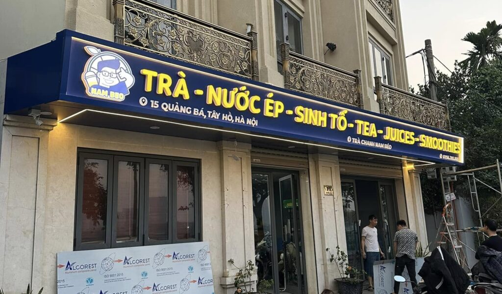 Làm biển quảng cáo trà sữa tại Hà Nội