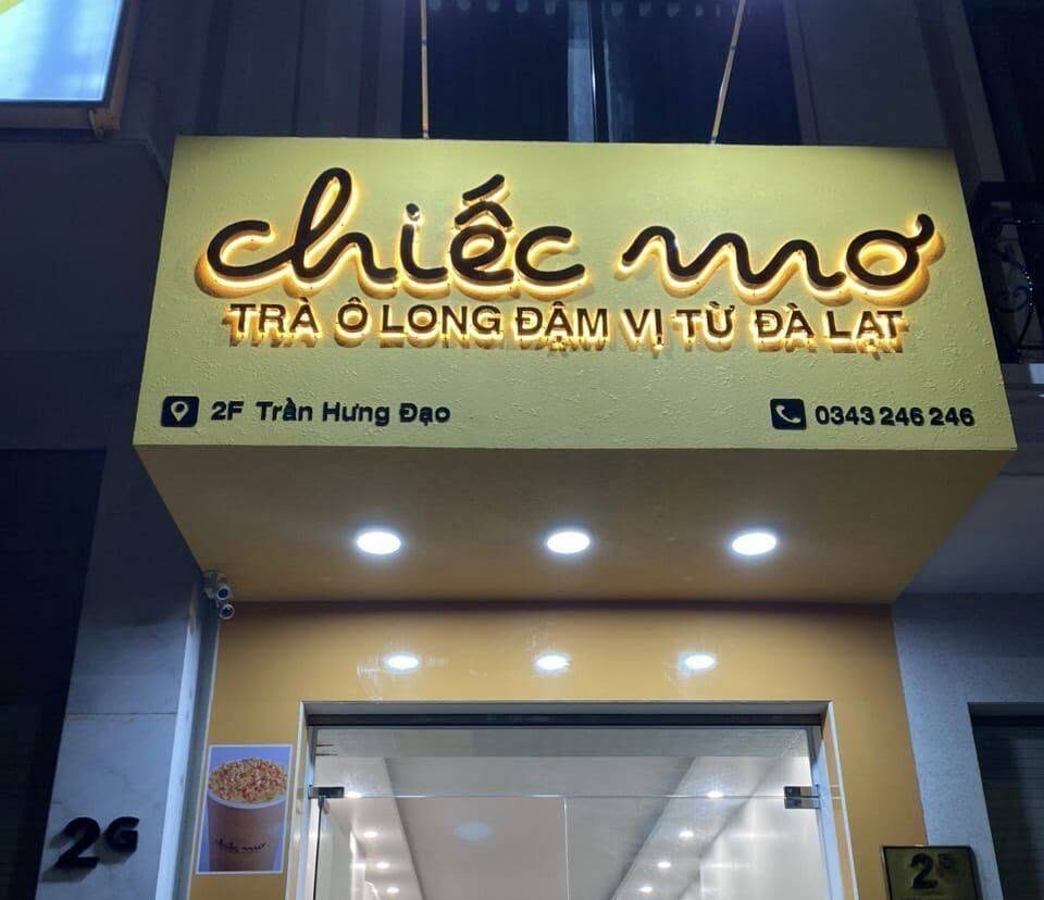 Biển quảng cáo trà sữa đèn LED