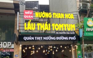 Biển quảng cáo quán lẩu tại Hà Nội