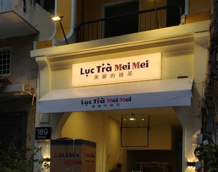 Thi công biển quảng cáo trà sữa