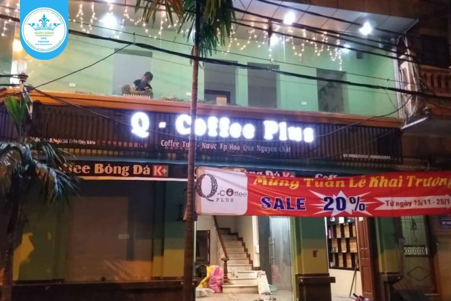 mẫu biển quảng cáo quán cafe 1