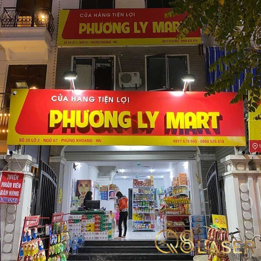 Biển quảng cáo cửa hàng tiện lợi