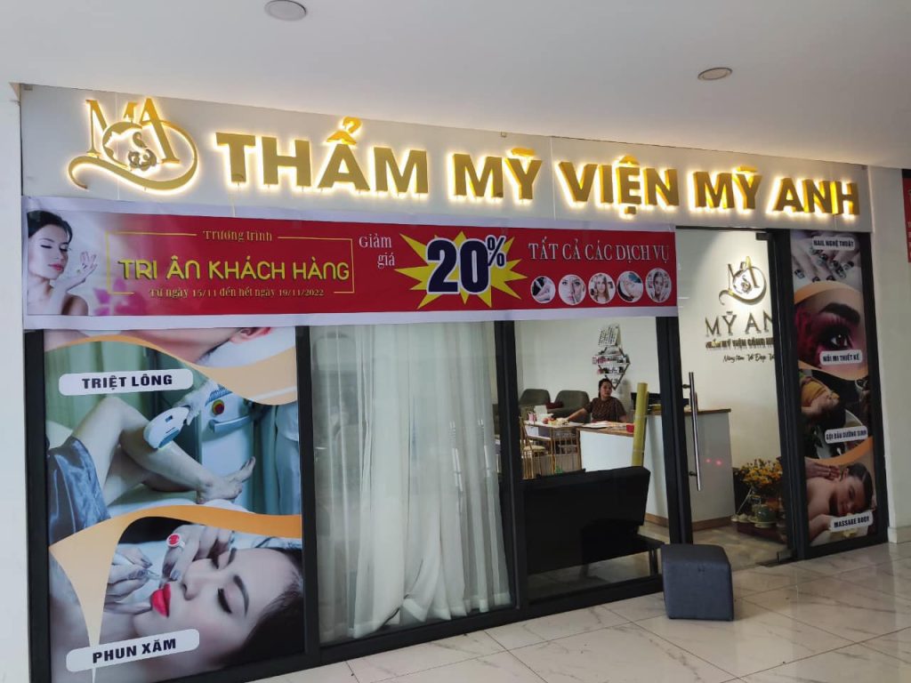 Làm biển quảng cáo spa hoàn kiếm