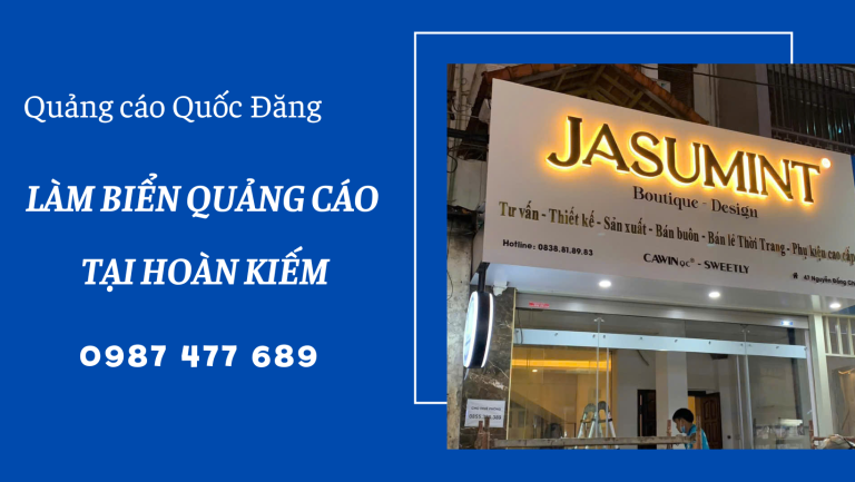 Làm biển quảng cáo tại Hoàn Kiếm