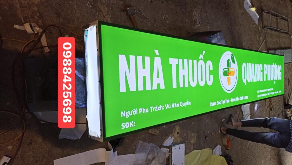 Biển quảng cáo hộp đèn bạt 3M