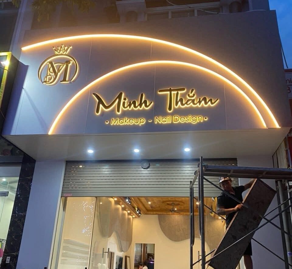 Biển alu chữ nổi tại Minh Khai Hà Nội