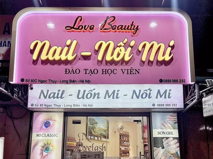 Biển quảng cáo Nail Mi Hà Nội