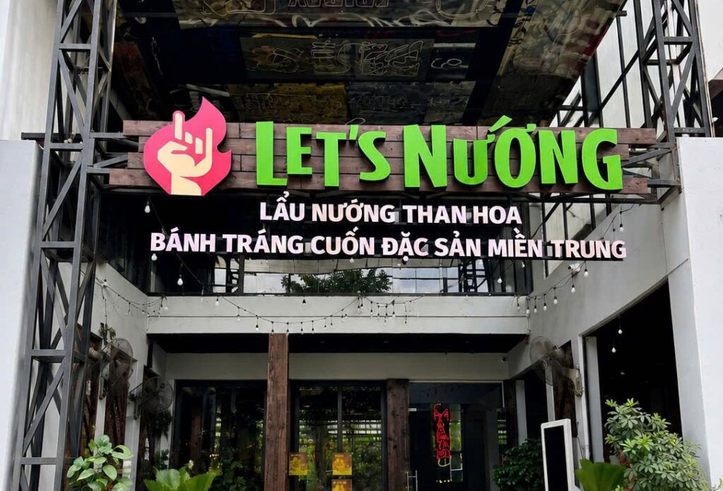 Công trình biển quảng cáo sau khi hoàn thiện và lắp đặt