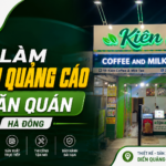 Biển quảng cáo Văn Quán Hà Đông được thiết kế theo kích thước mặt tiền thực tế
