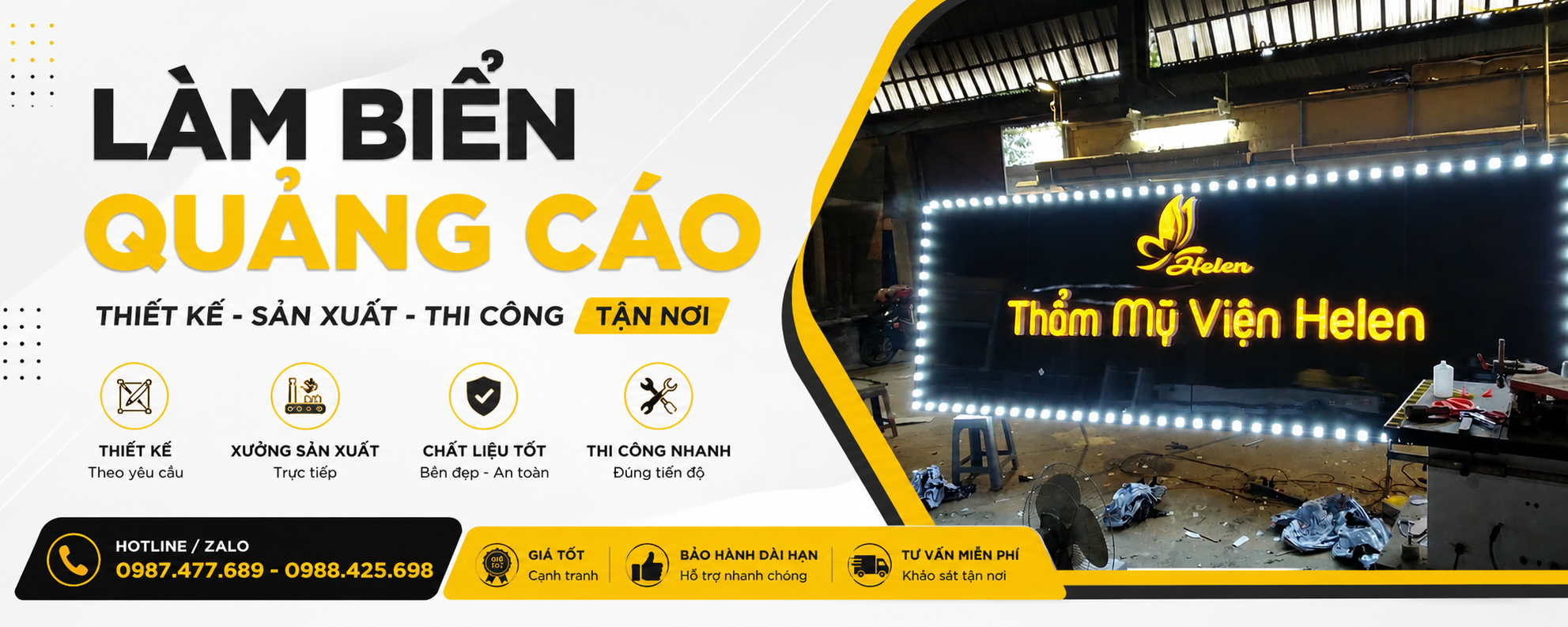 Làm biển quảng cáo cửa hàng tại Xã Đàn, Đống Đa, Hà Nội