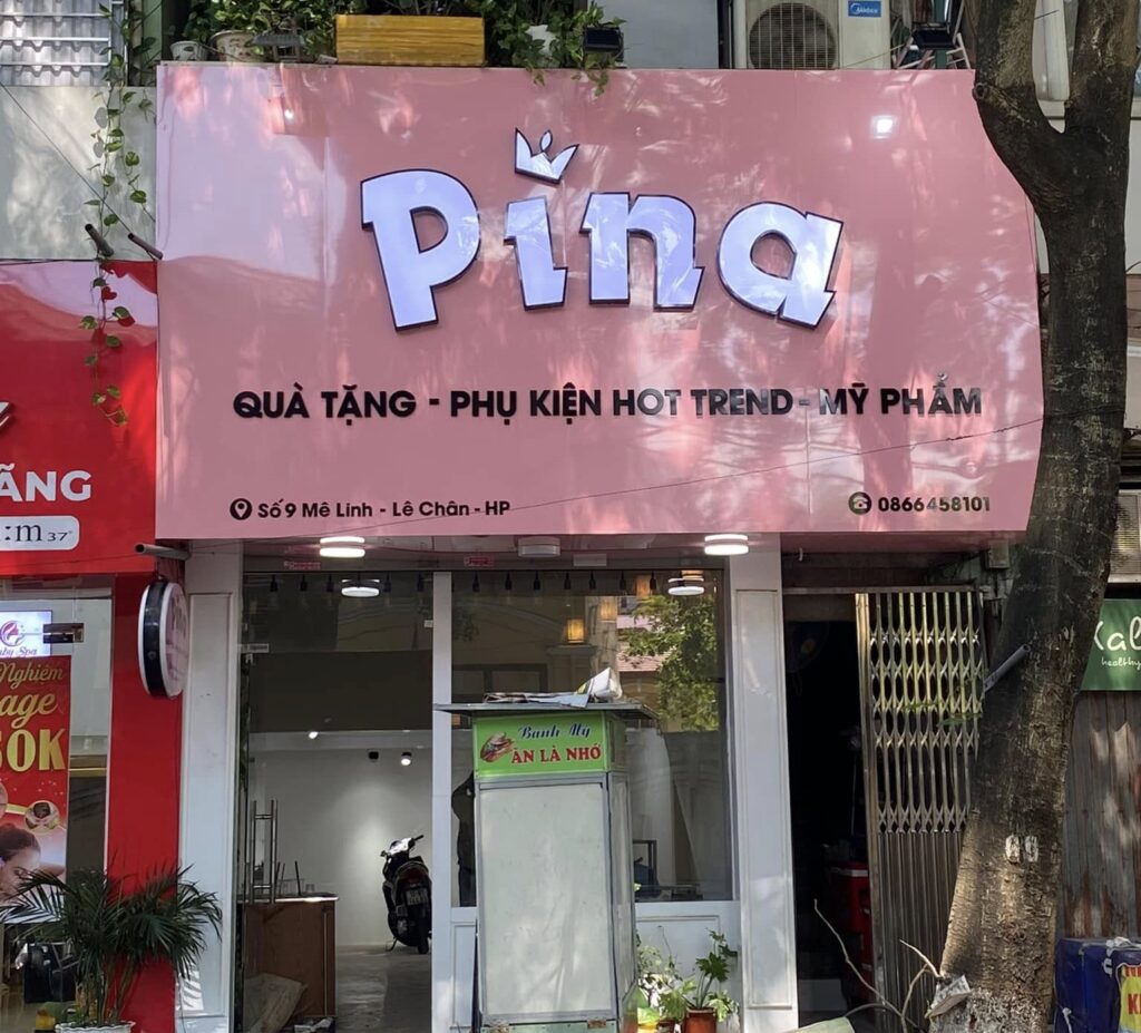 Làm biển alu chữ nổi tại Hà Nội