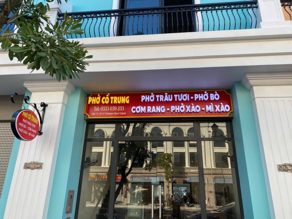 Làm biển alu chữ nổi tại Hà Nội