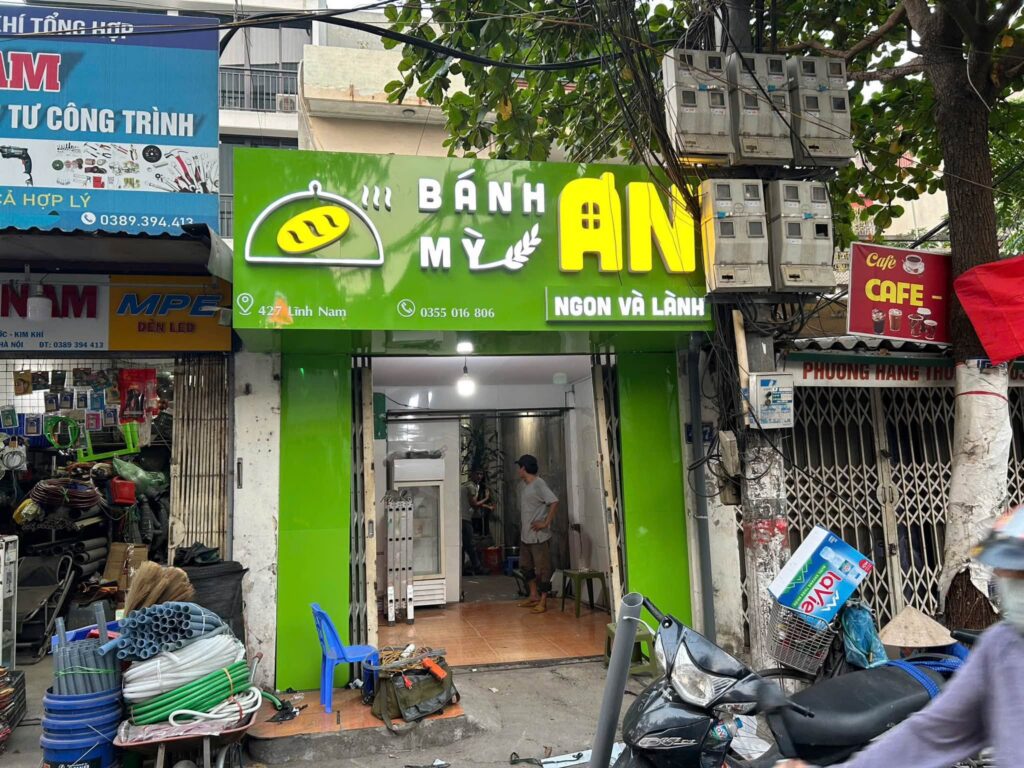 Làm biển alu chữ nổi tại Hà Nội