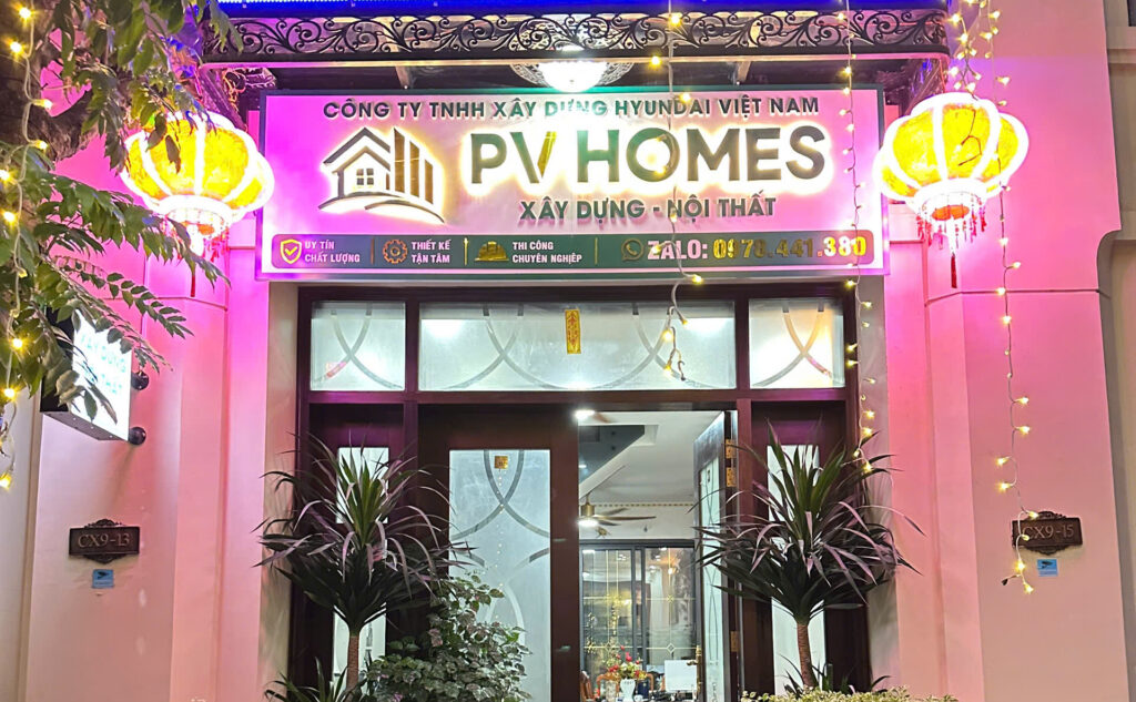 Biển showroom nội thất tại Hà Nội