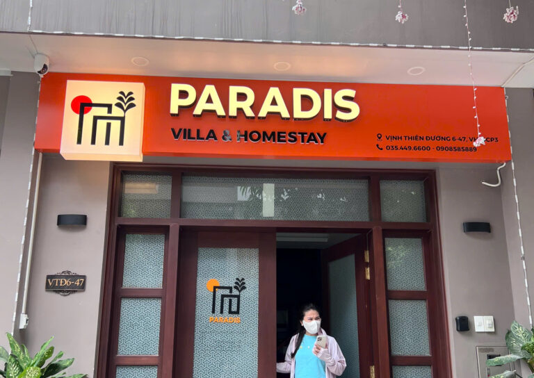 Biển quảng cáo khách sạn, nhà nghỉ, homestay tại Hà Nội