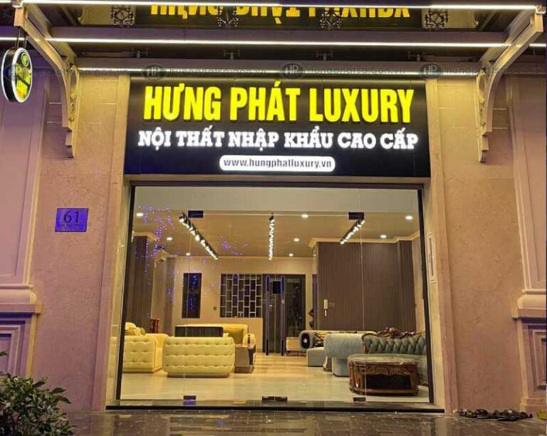 Biển showroom nội thất tại Hà Nội
