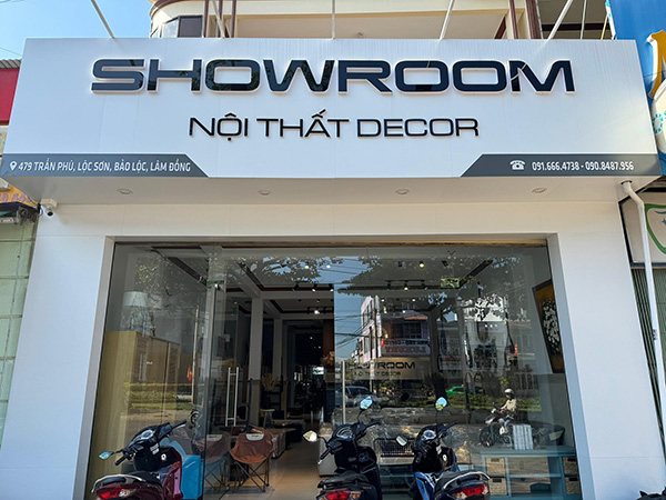 Biển showroom nội thất tại Hà Nội