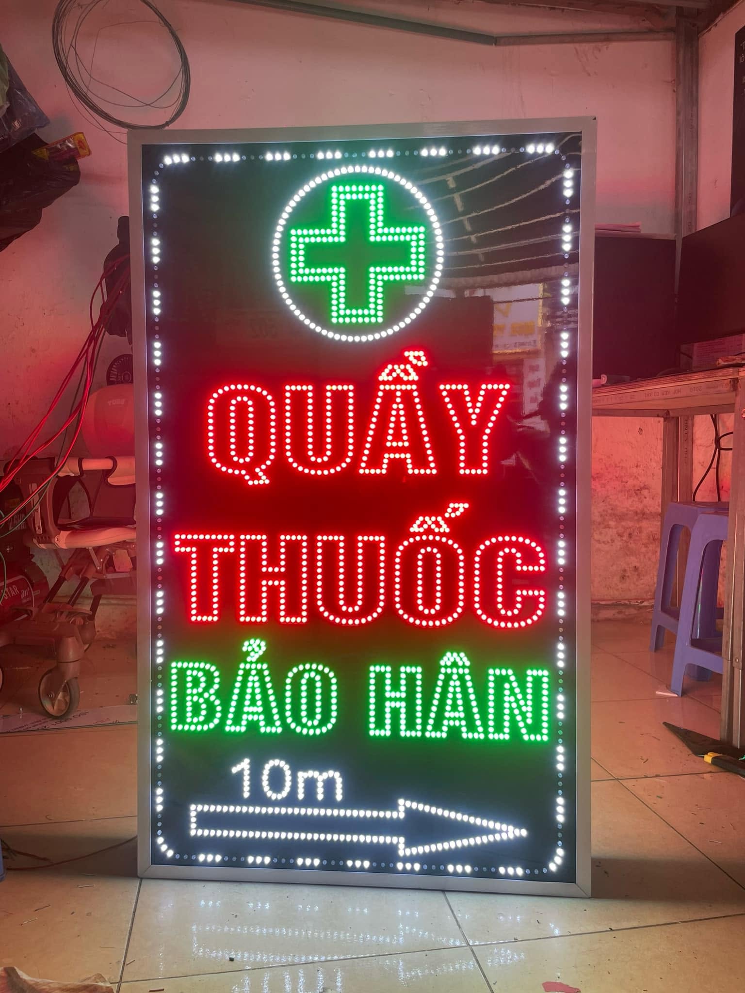 Biển vẫy LED nháy – làm biển vẫy Lạc Trung
