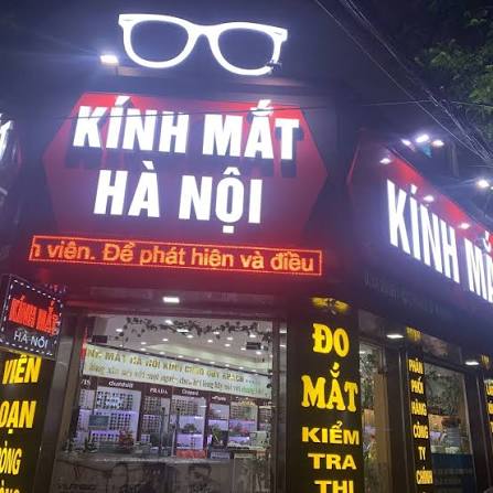 Biển hộp đèn cửa hàng kính mắt