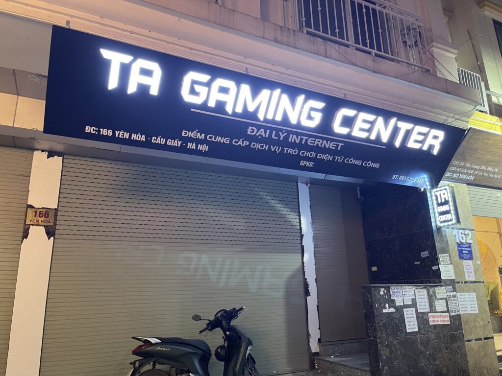 Làm biển quảng cáo quán game hà nội